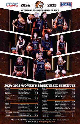 Athletics WomensBasketballTeam 202425Schedule Posters 0924 draft6